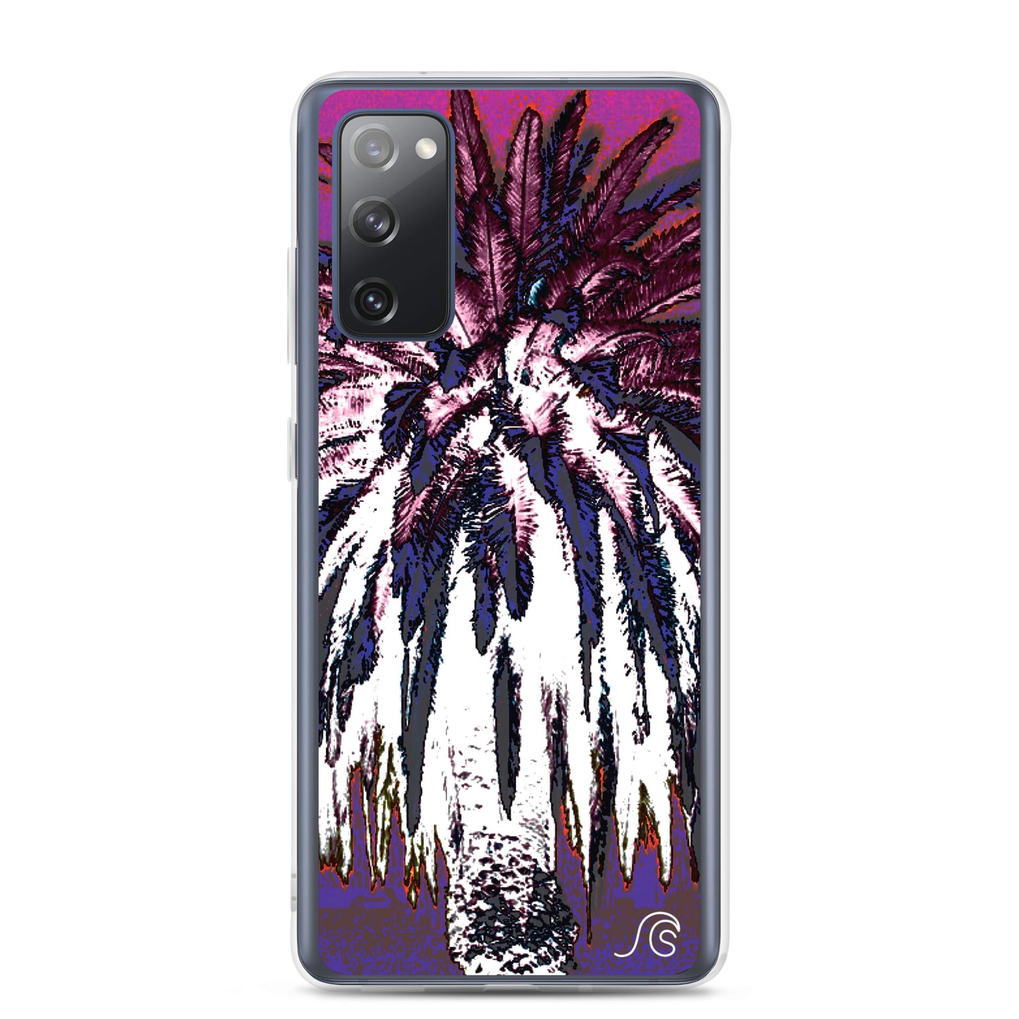 Palm Tree Hustle Samsung Case - Clear