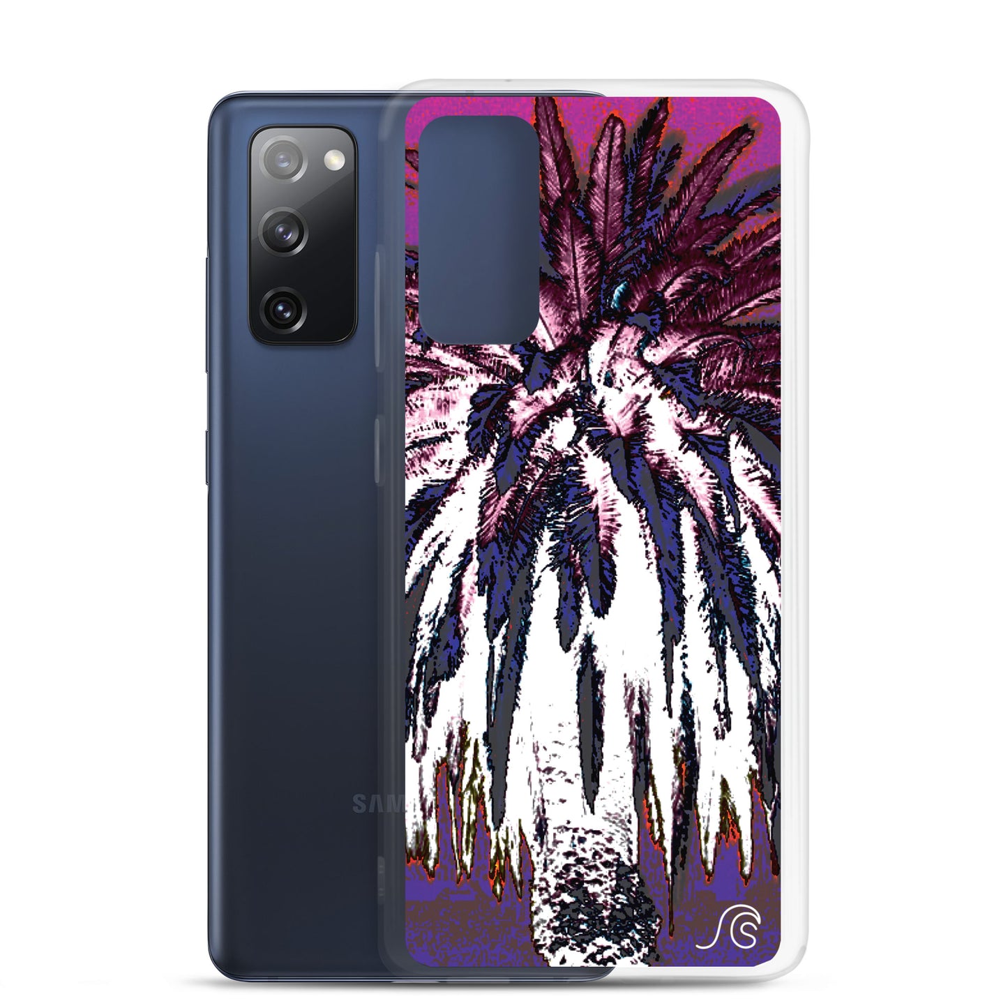 Palm Tree Hustle Samsung Case - Clear