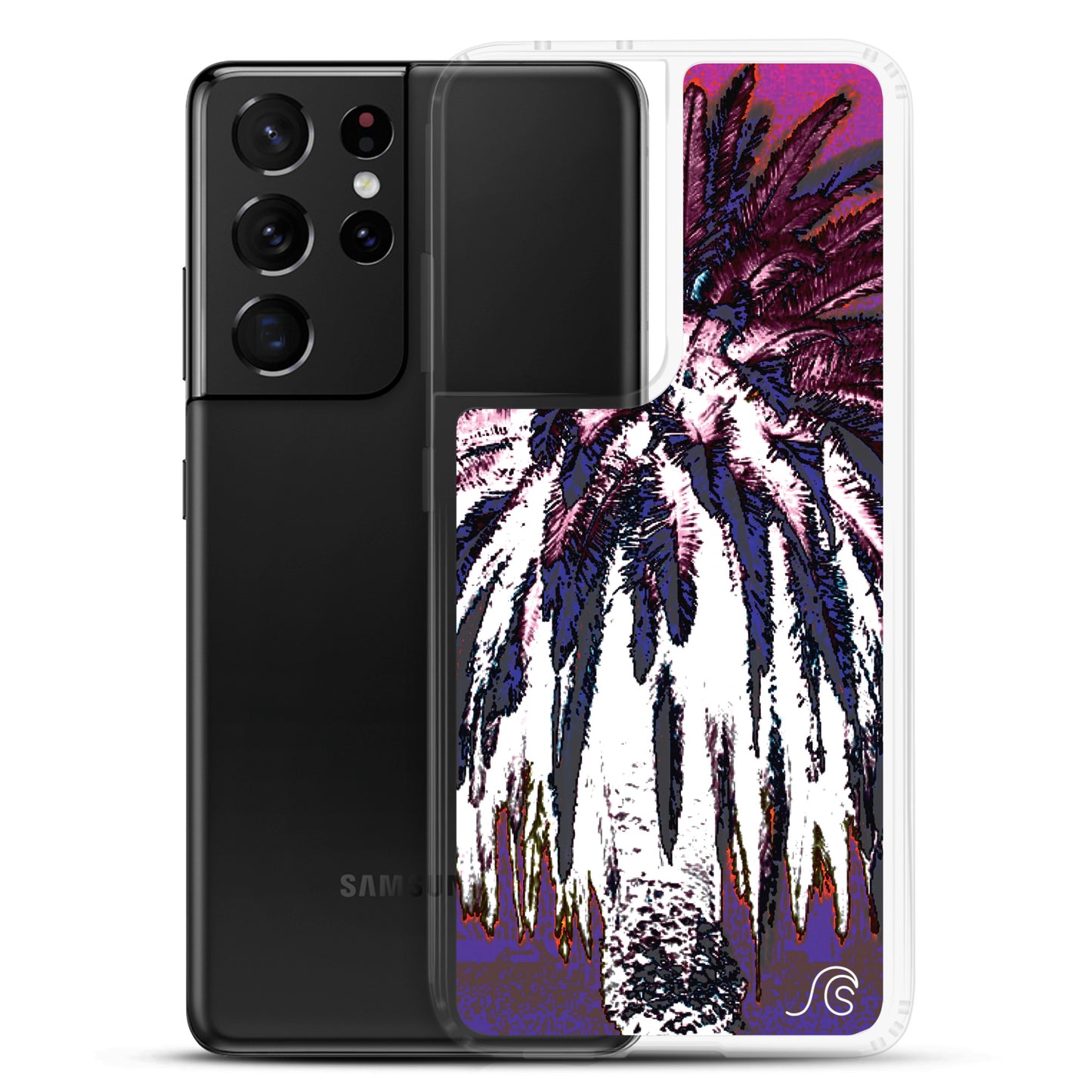 Palm Tree Hustle Samsung Case - Clear