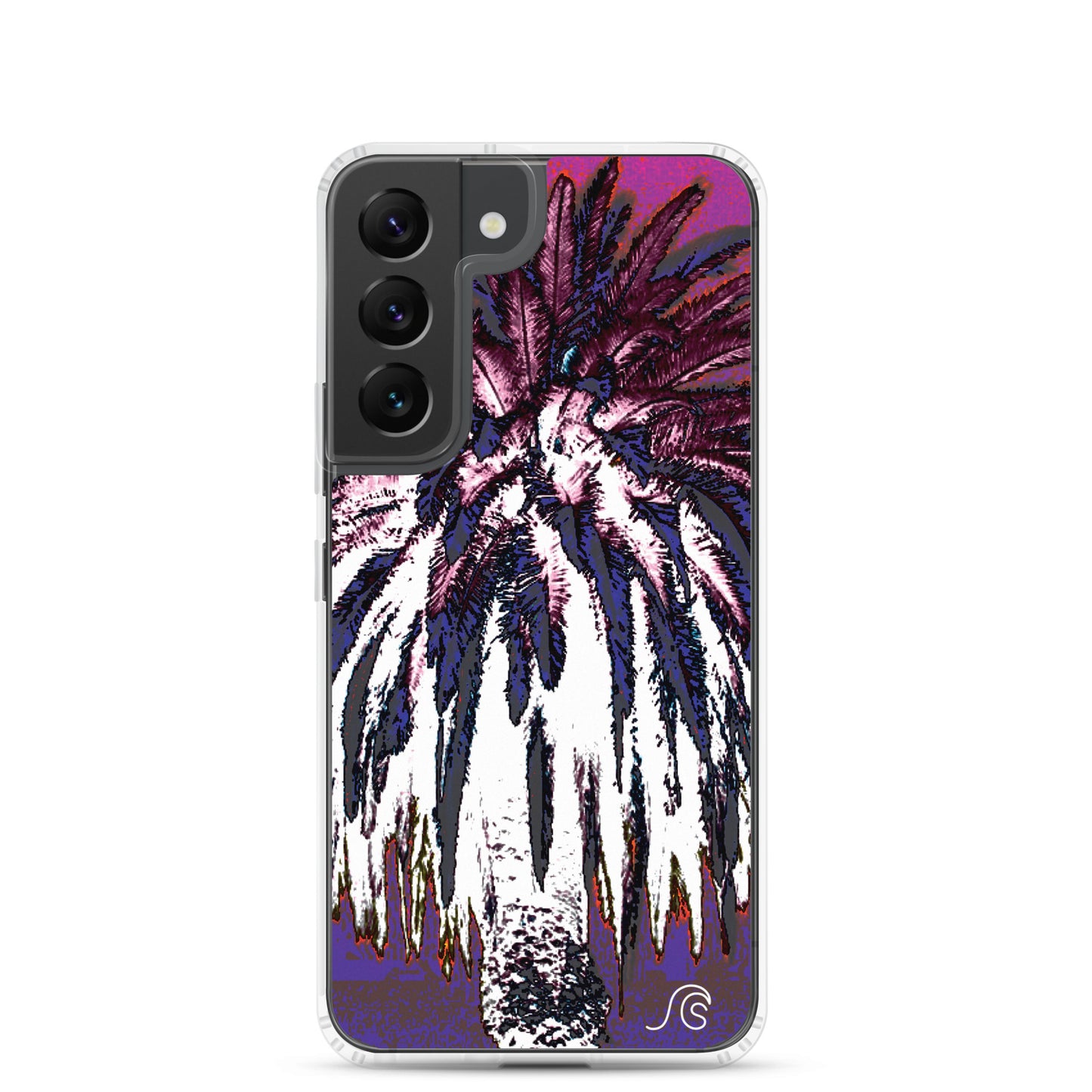 Palm Tree Hustle Samsung Case - Clear