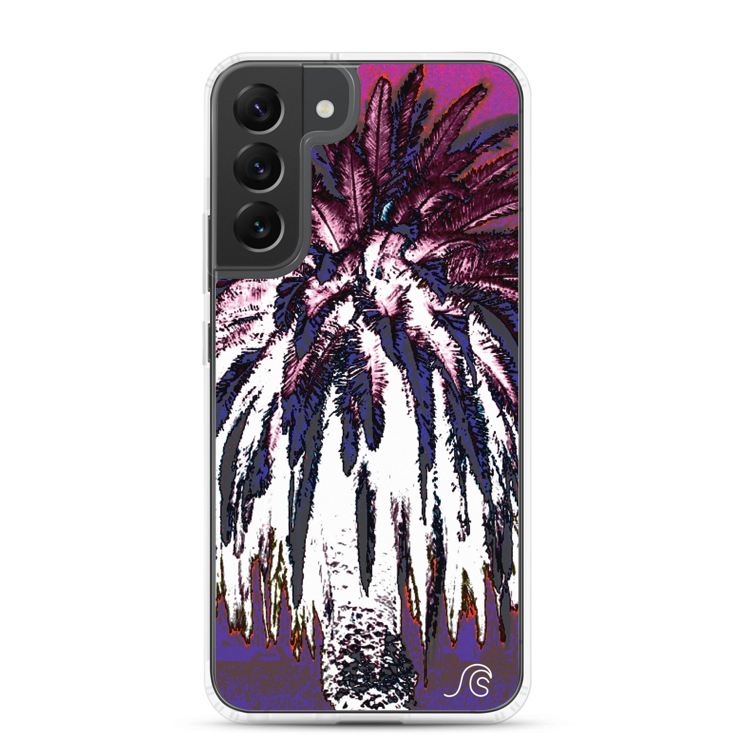 Palm Tree Hustle Samsung Case - Clear