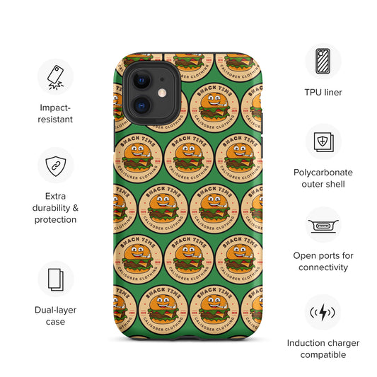 Snack Time! Tough Case for iPhone® - Green