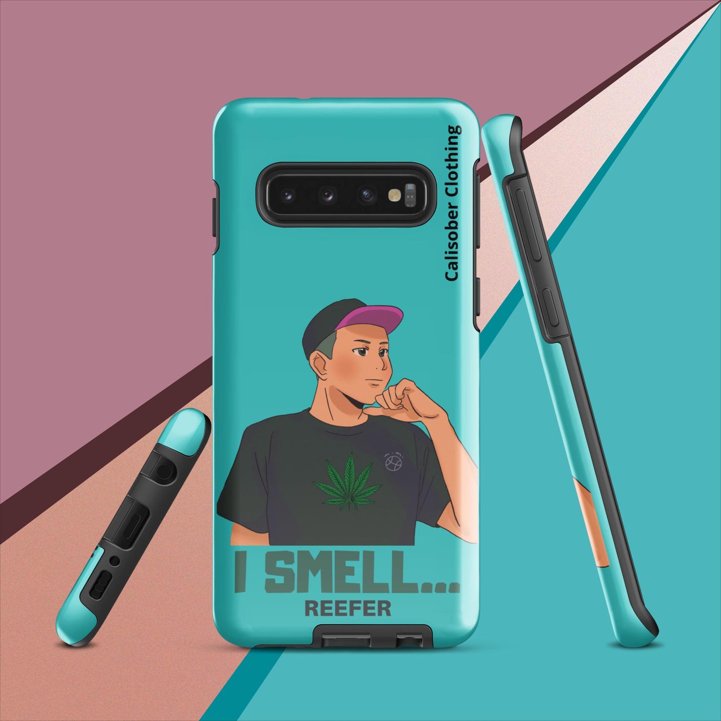 I Smell Reefer Tough case for Samsung® - Turquoise