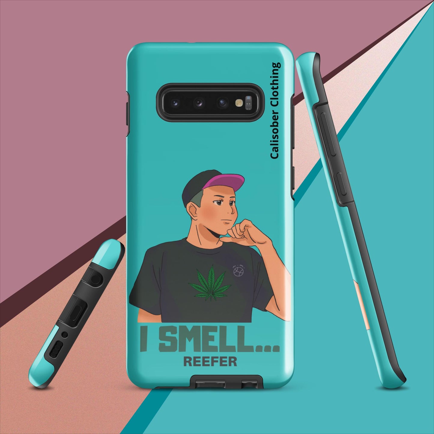 I Smell Reefer Tough case for Samsung® - Turquoise