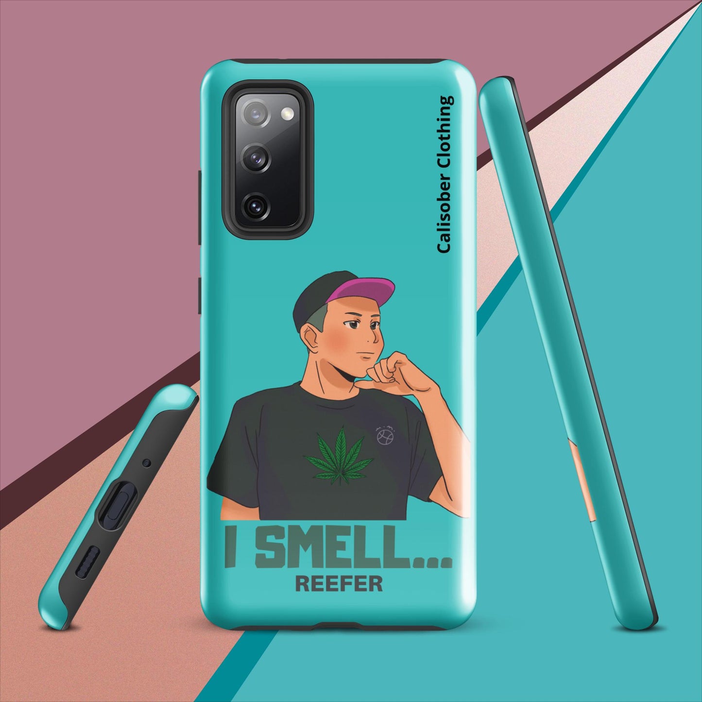 I Smell Reefer Tough case for Samsung® - Turquoise