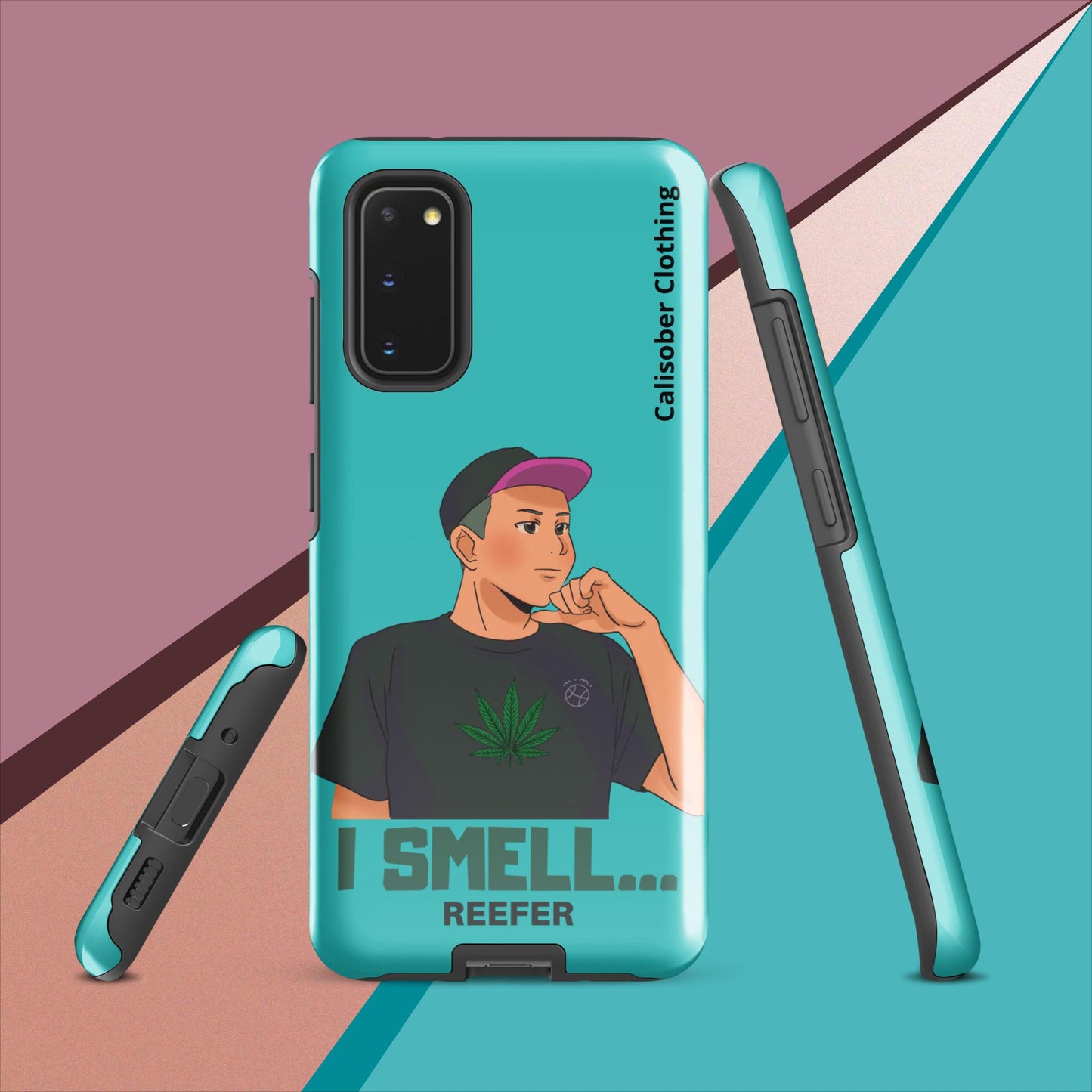 I Smell Reefer Tough case for Samsung® - Turquoise