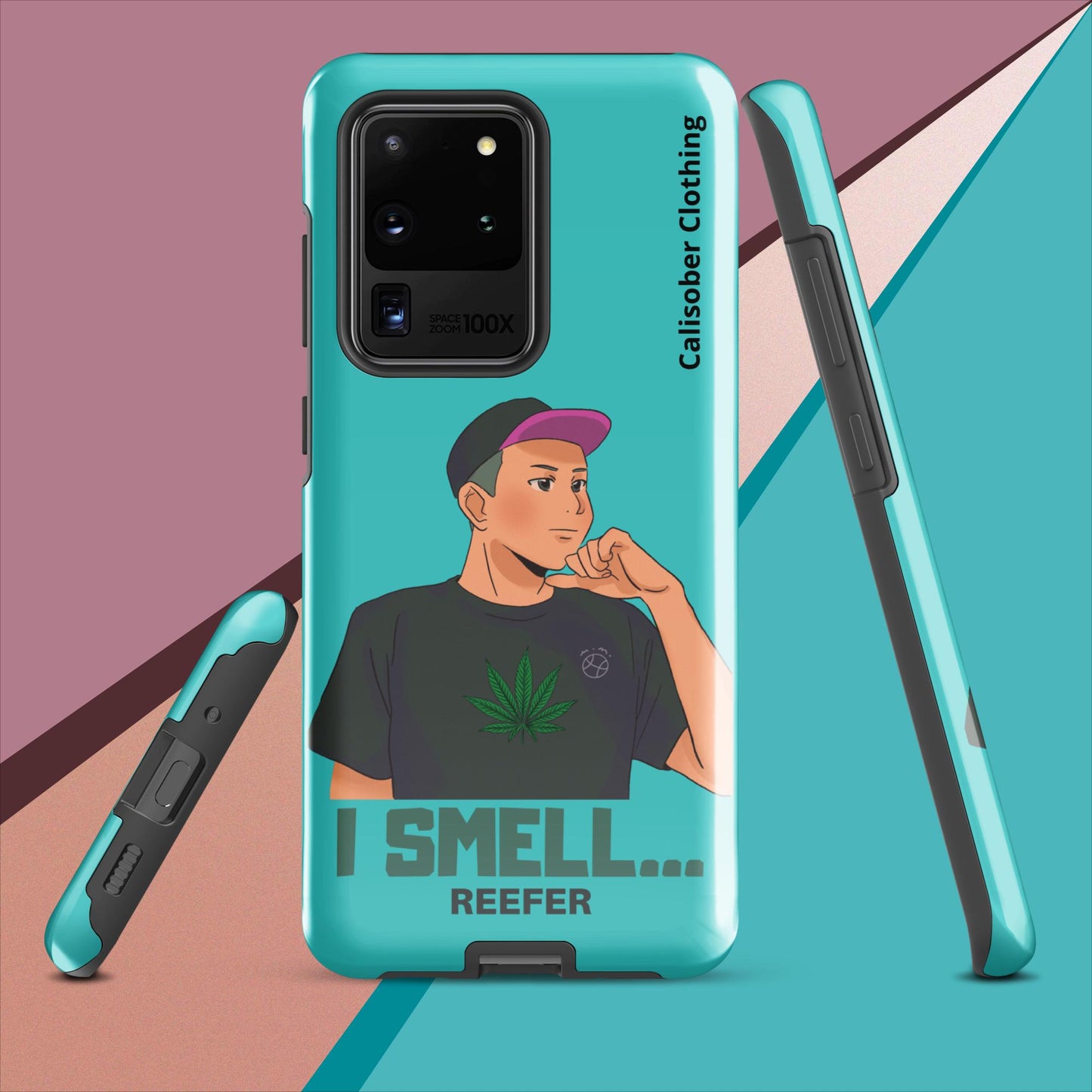 I Smell Reefer Tough case for Samsung® - Turquoise