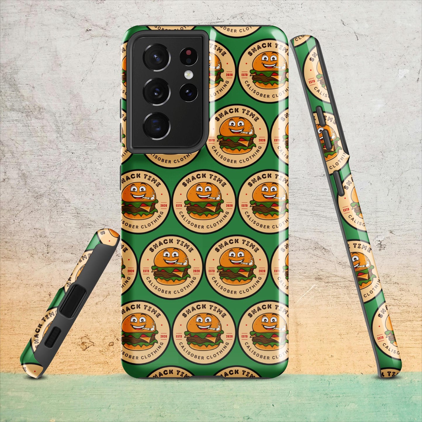 Snack Time! Tough case for Samsung® - Green
