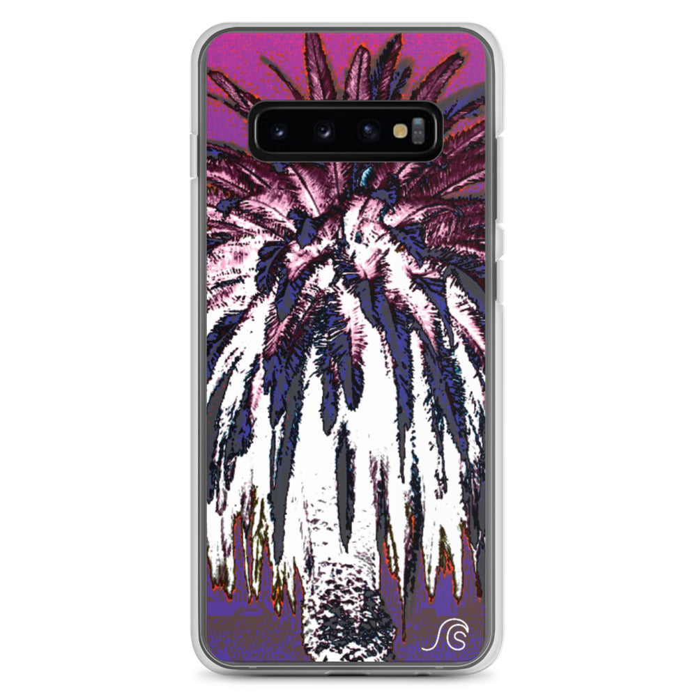 Palm Tree Hustle Samsung Case - Clear