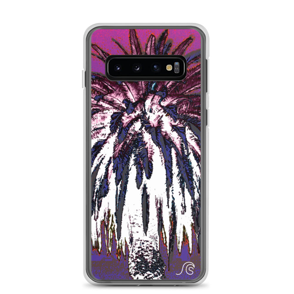 Palm Tree Hustle Samsung Case - Clear