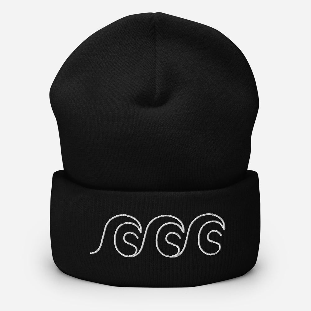 Tri-Wave Cuffed Beanie - 5 Colours
