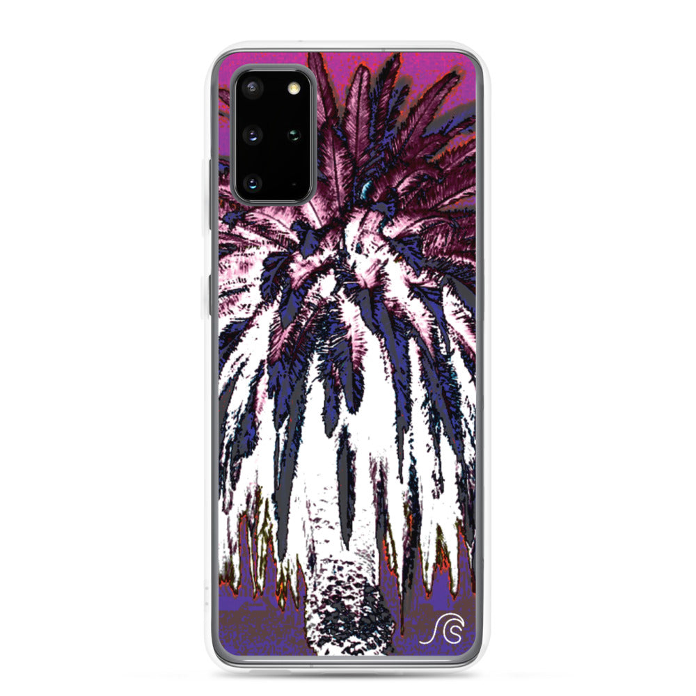 Palm Tree Hustle Samsung Case - Clear