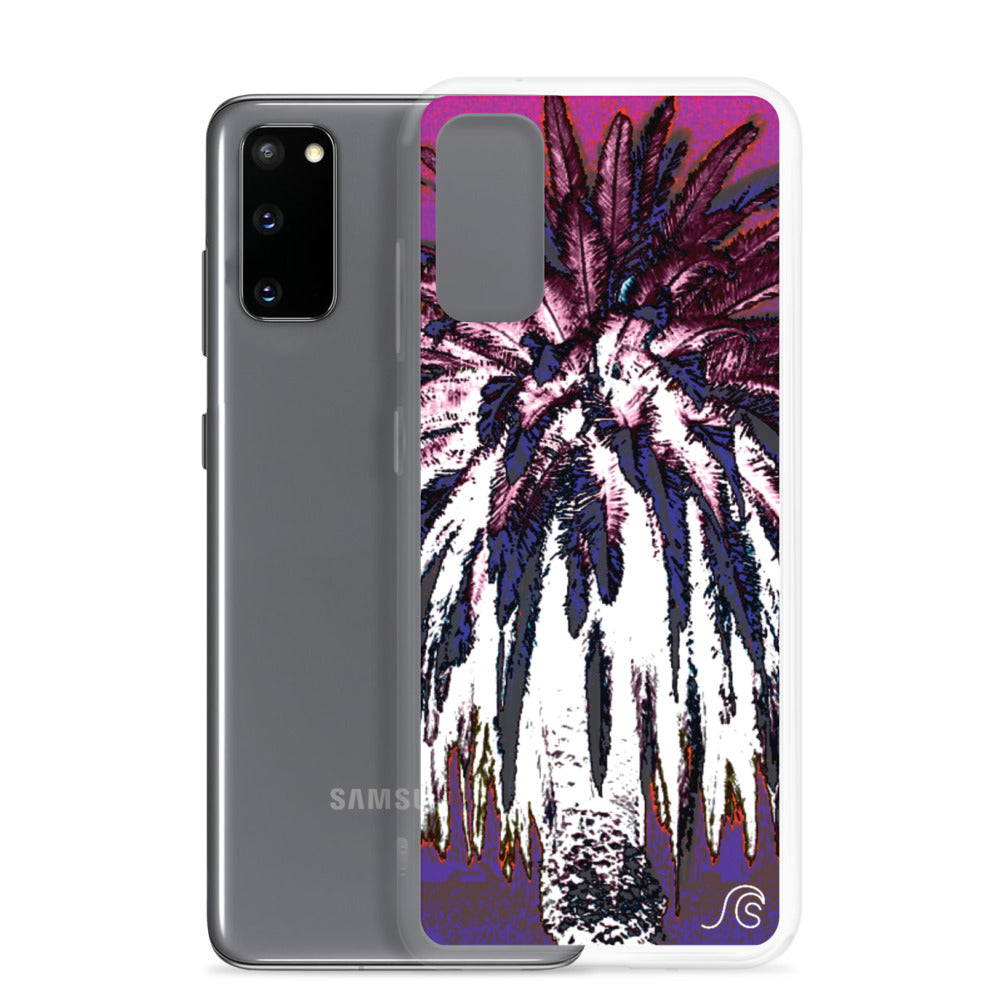 Palm Tree Hustle Samsung Case - Clear