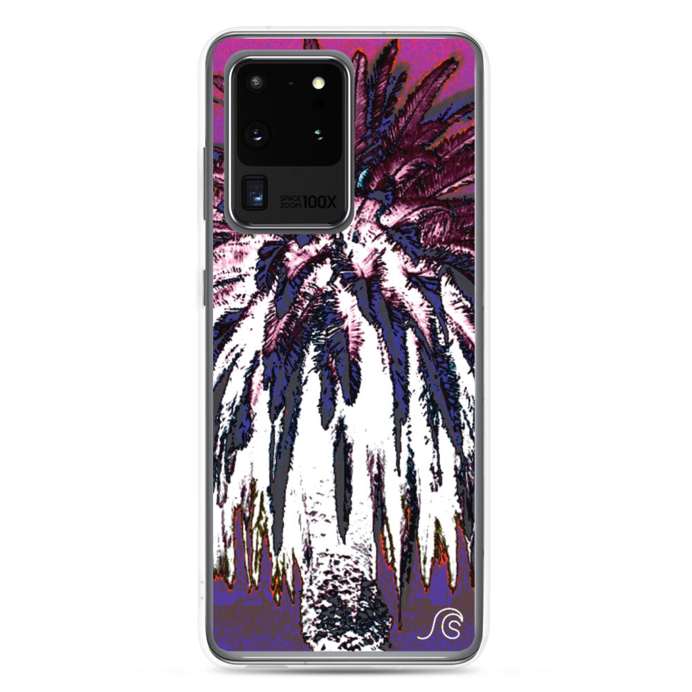 Palm Tree Hustle Samsung Case - Clear