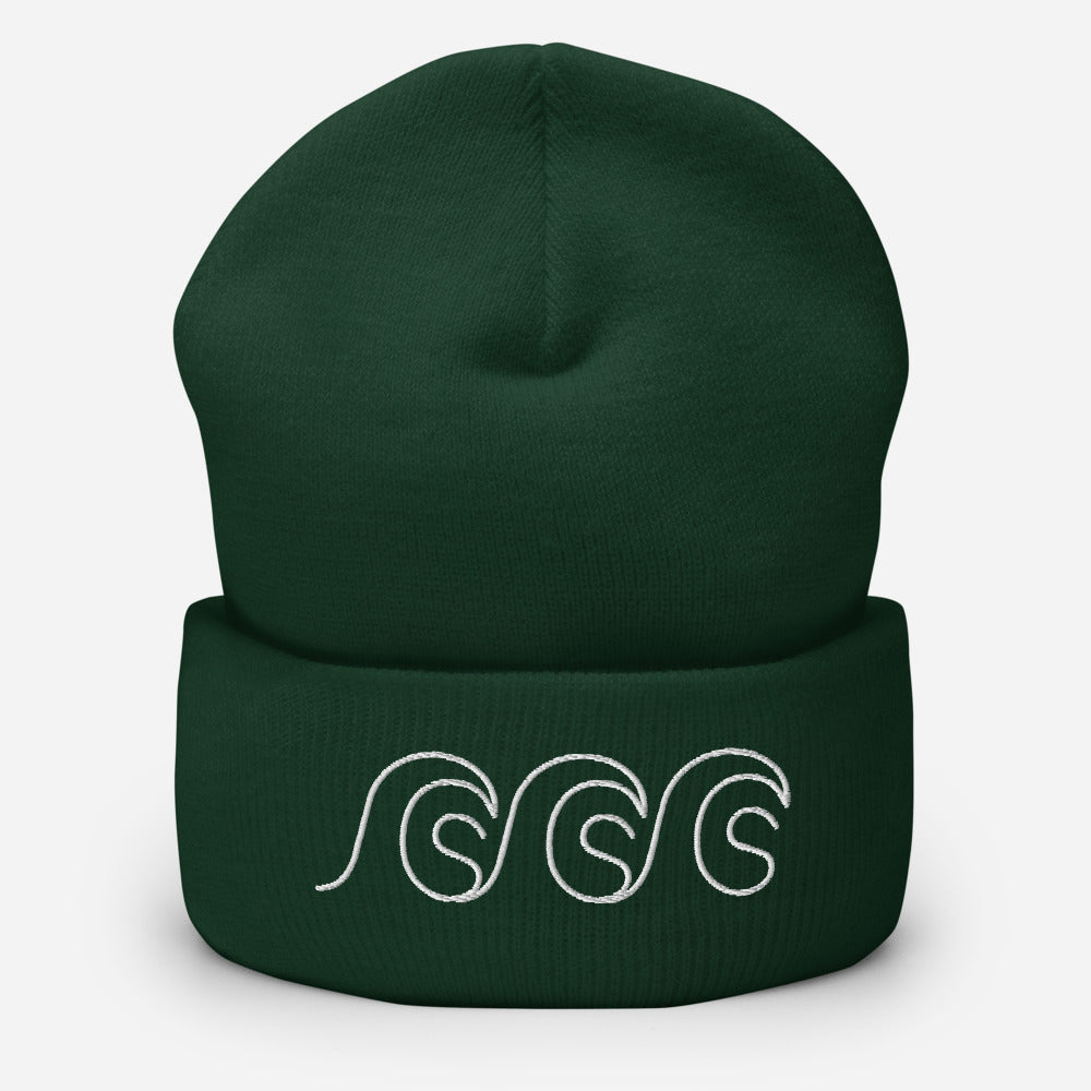 Tri-Wave Cuffed Beanie - 5 Colours