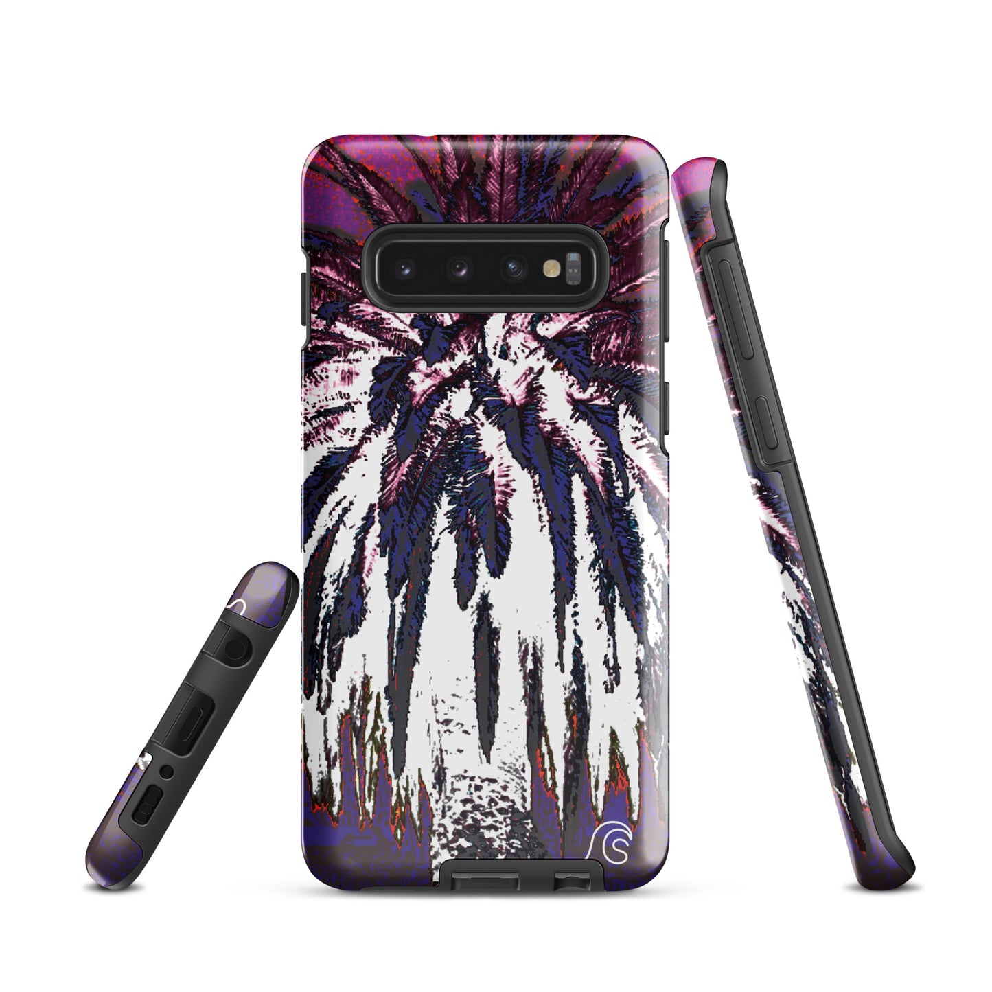 Palm Tree Hustle Tough case for Samsung® - Black