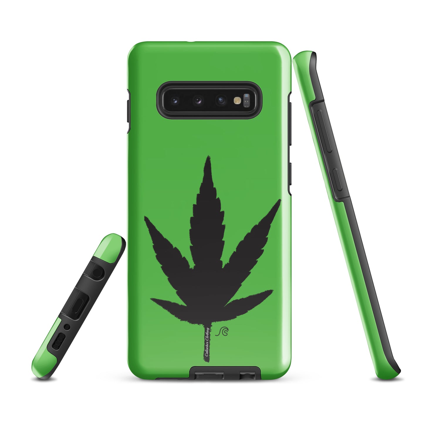 Cannabis Leaf Tough case for Samsung® - Green