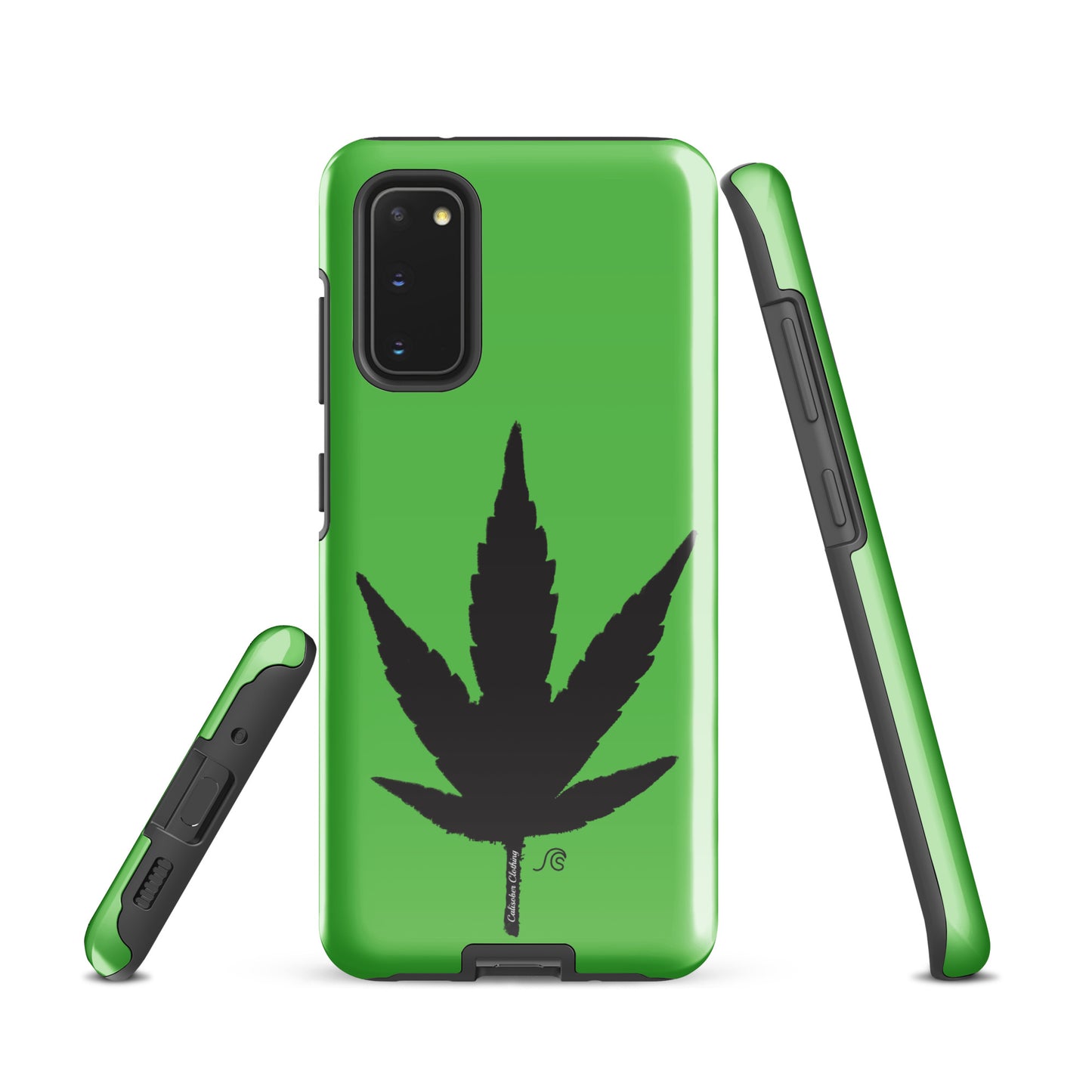 Cannabis Leaf Tough case for Samsung® - Green