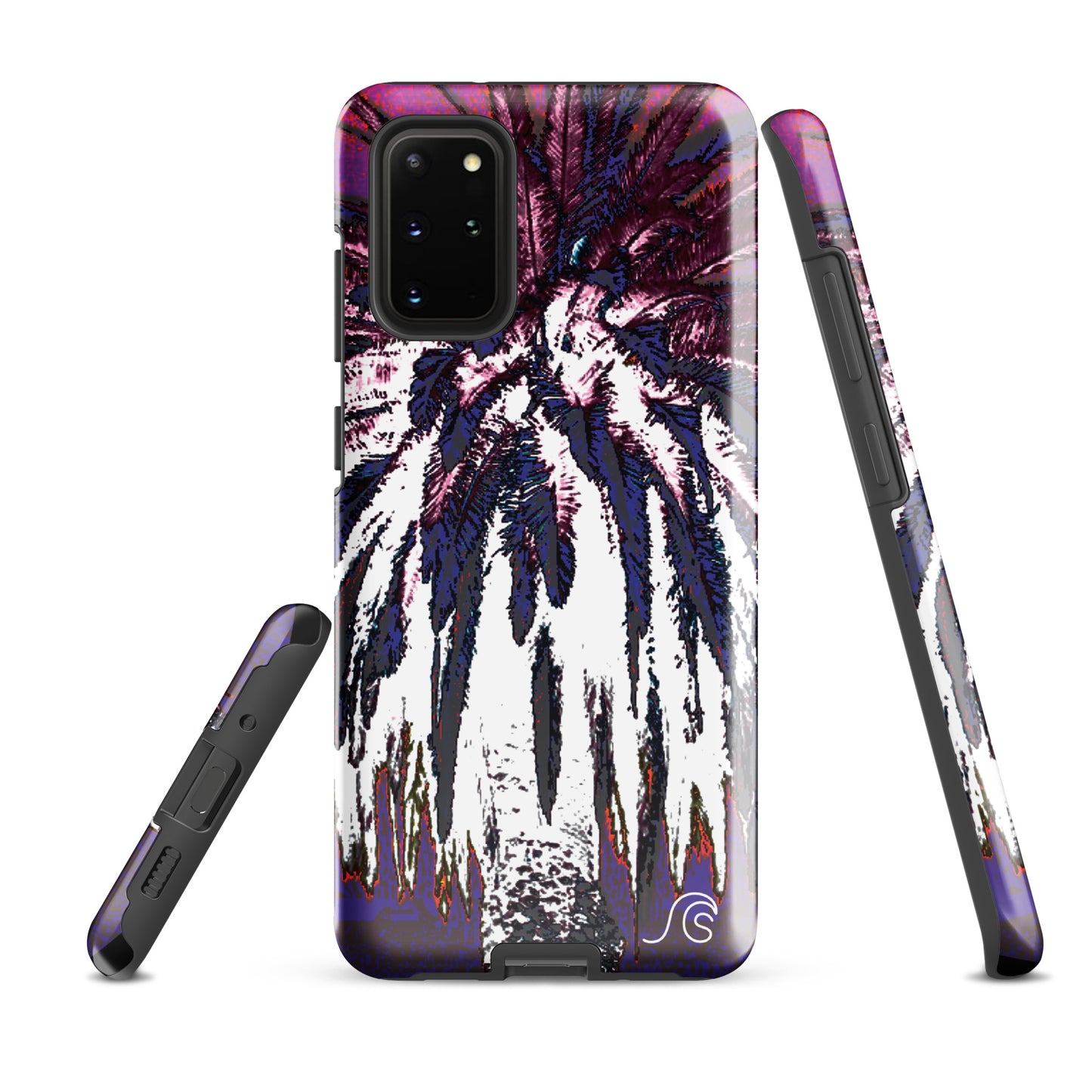 Palm Tree Hustle Tough case for Samsung® - Black