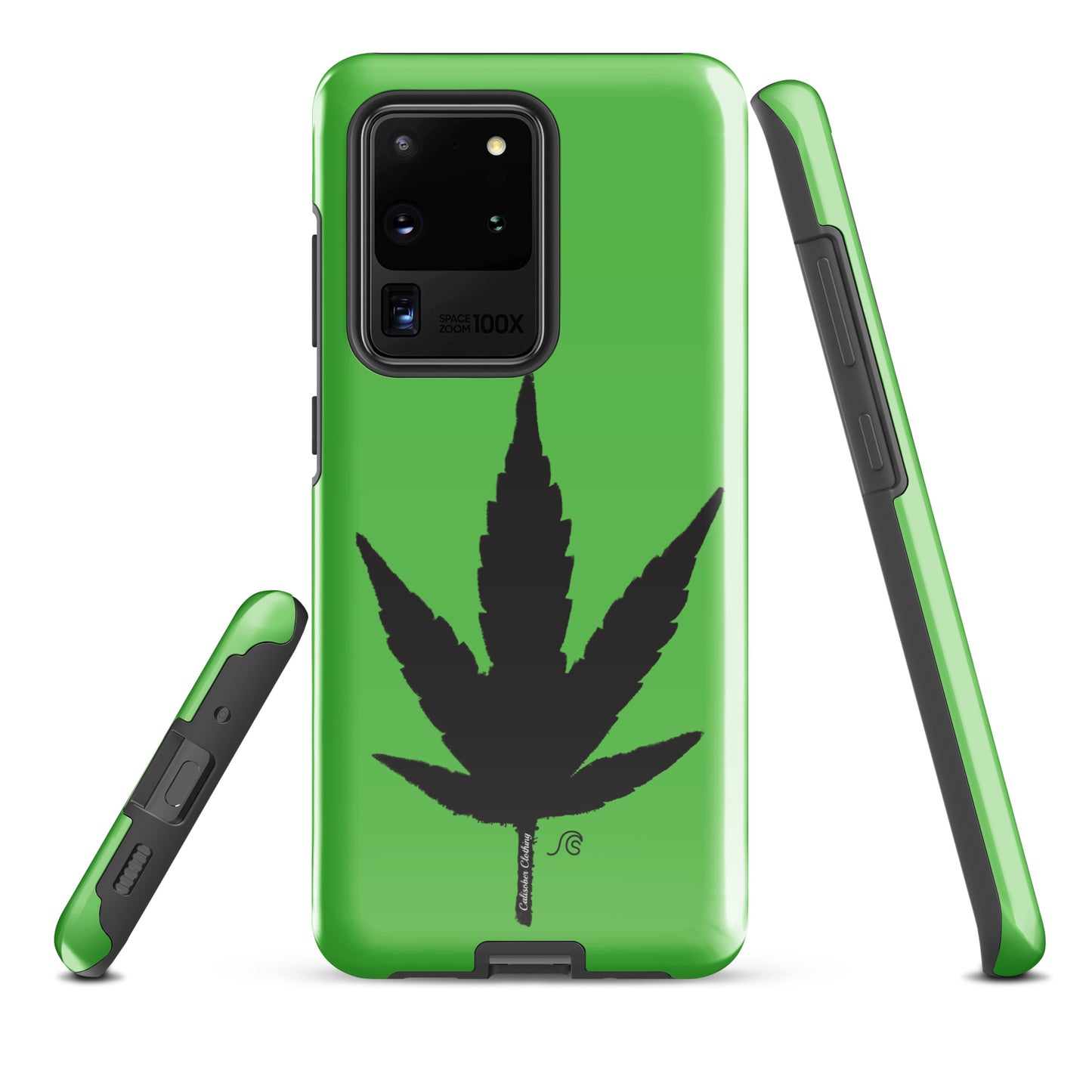 Cannabis Leaf Tough case for Samsung® - Green