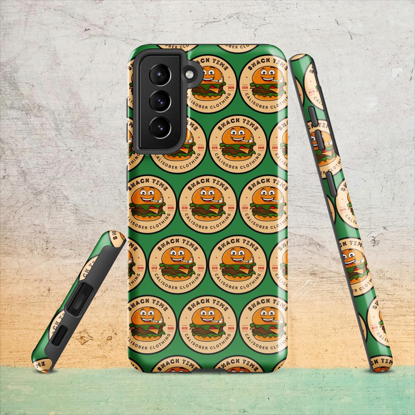 Snack Time! Tough case for Samsung® - Green