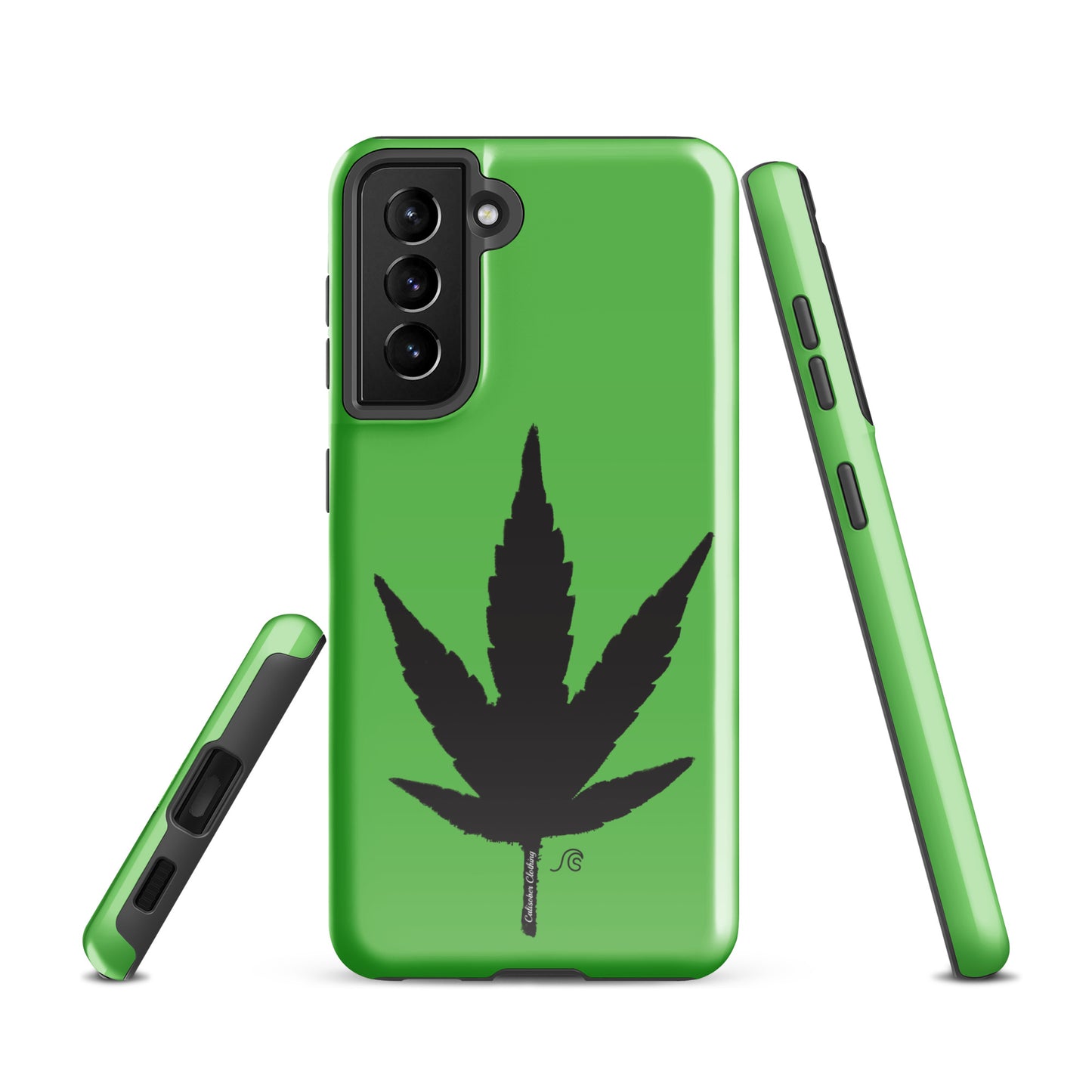 Cannabis Leaf Tough case for Samsung® - Green