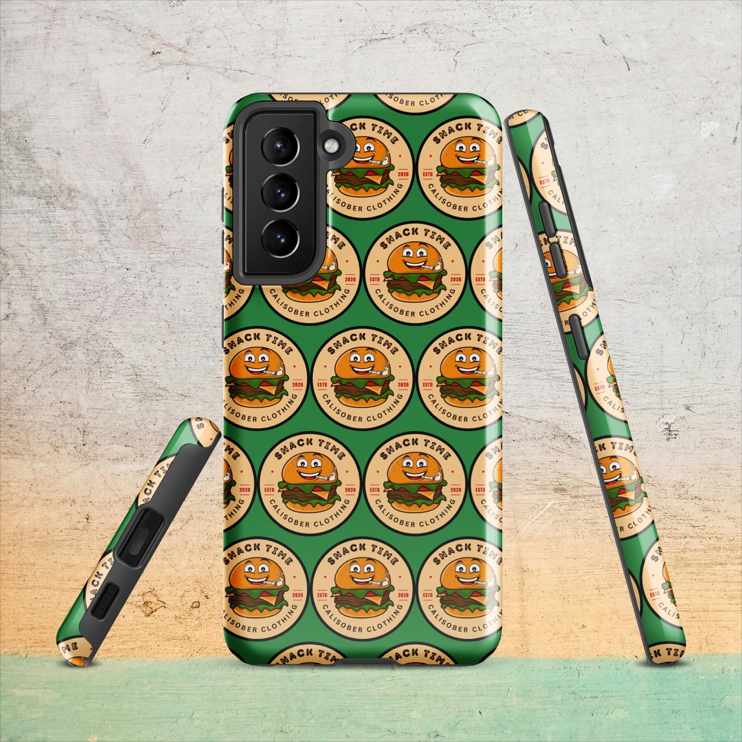 Snack Time! Tough case for Samsung® - Green