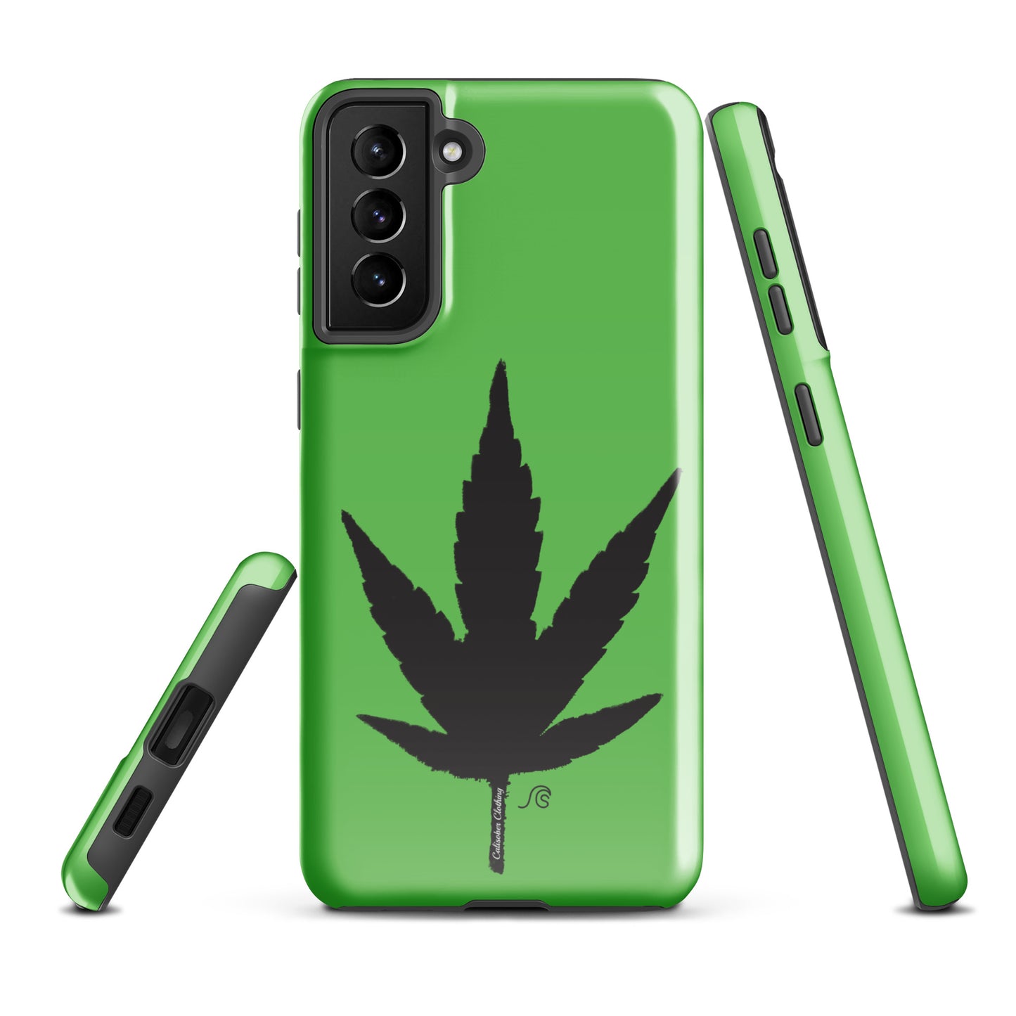 Cannabis Leaf Tough case for Samsung® - Green