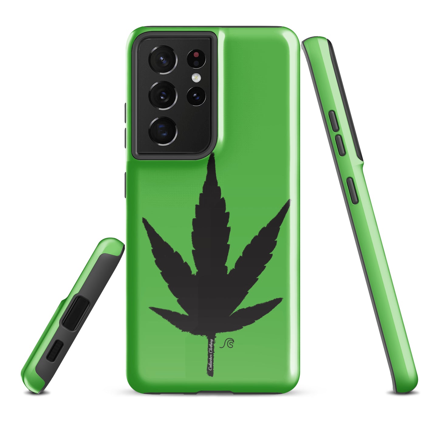 Cannabis Leaf Tough case for Samsung® - Green