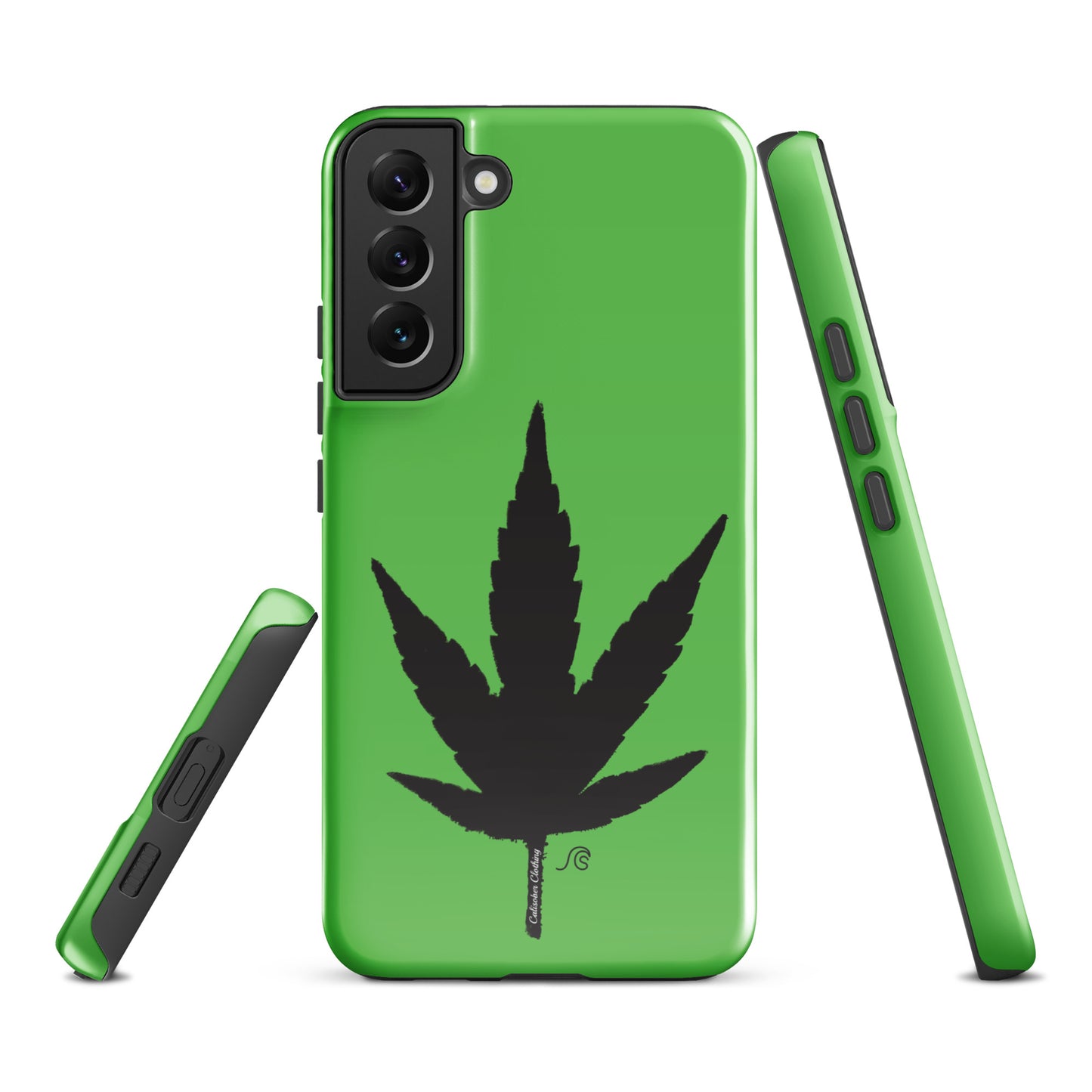 Cannabis Leaf Tough case for Samsung® - Green