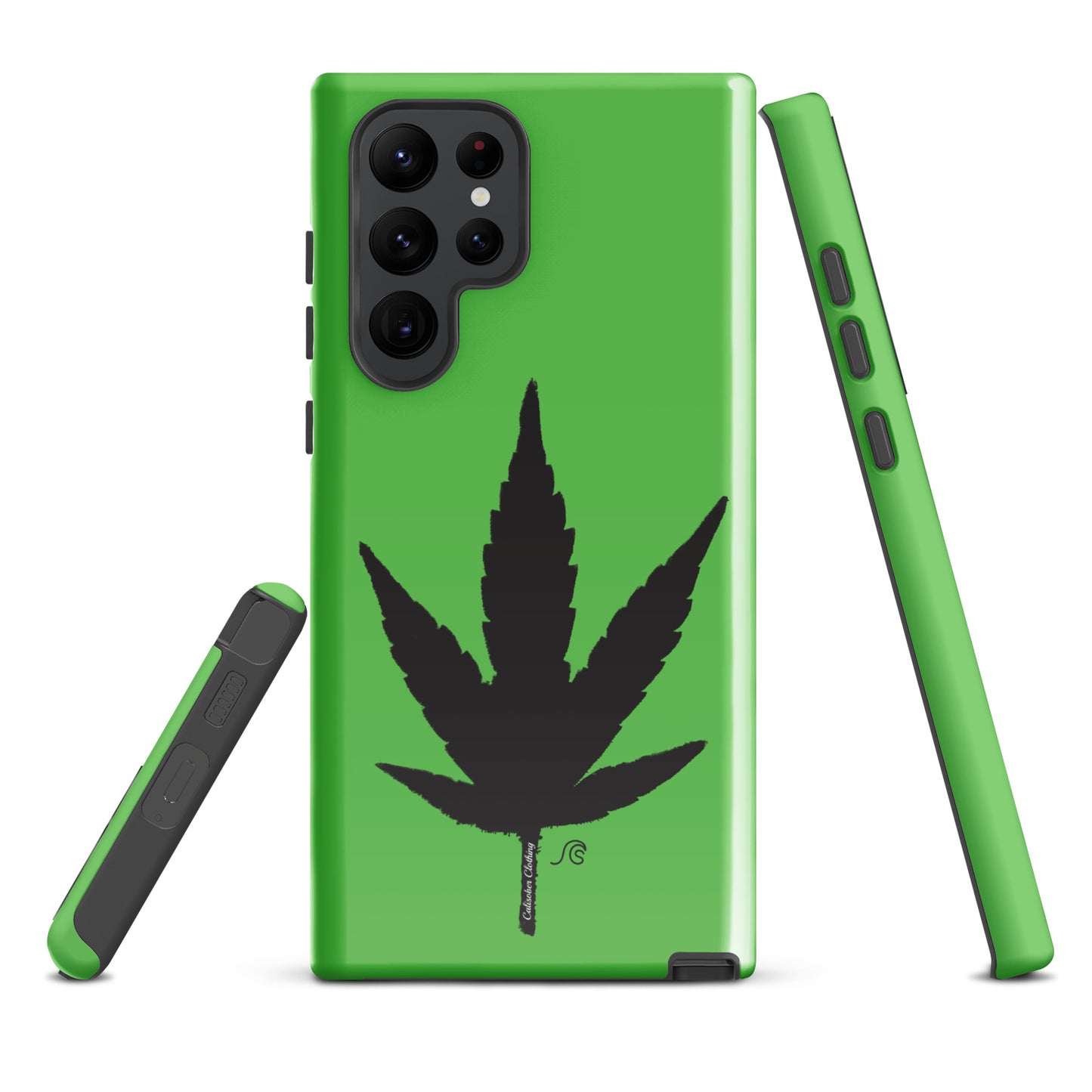 Cannabis Leaf Tough case for Samsung® - Green