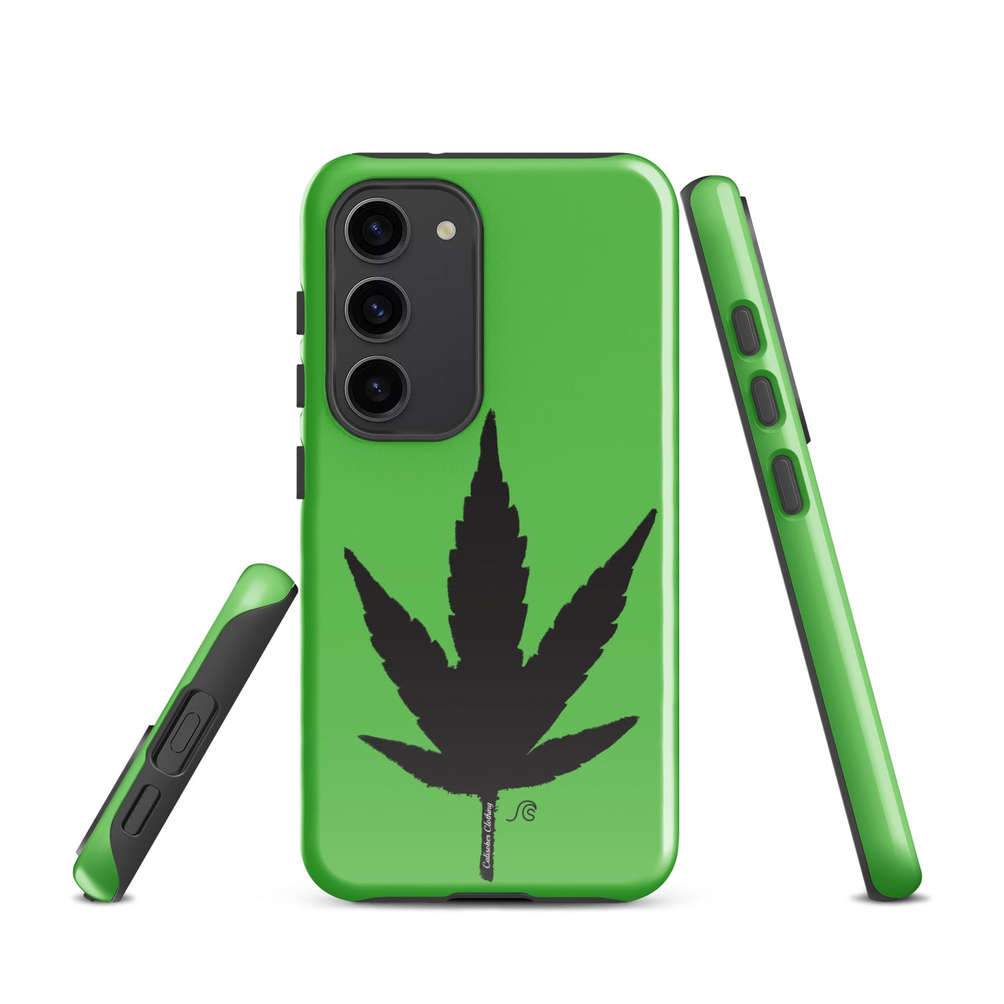 Cannabis Leaf Tough case for Samsung® - Green