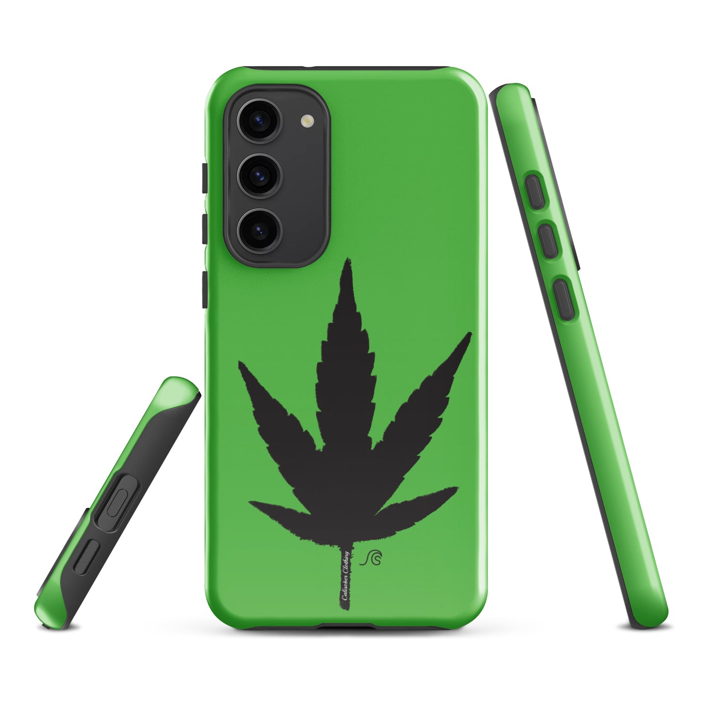 Cannabis Leaf Tough case for Samsung® - Green