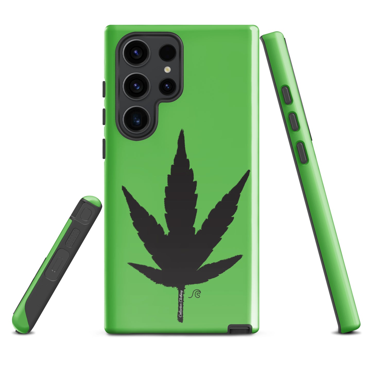 Cannabis Leaf Tough case for Samsung® - Green