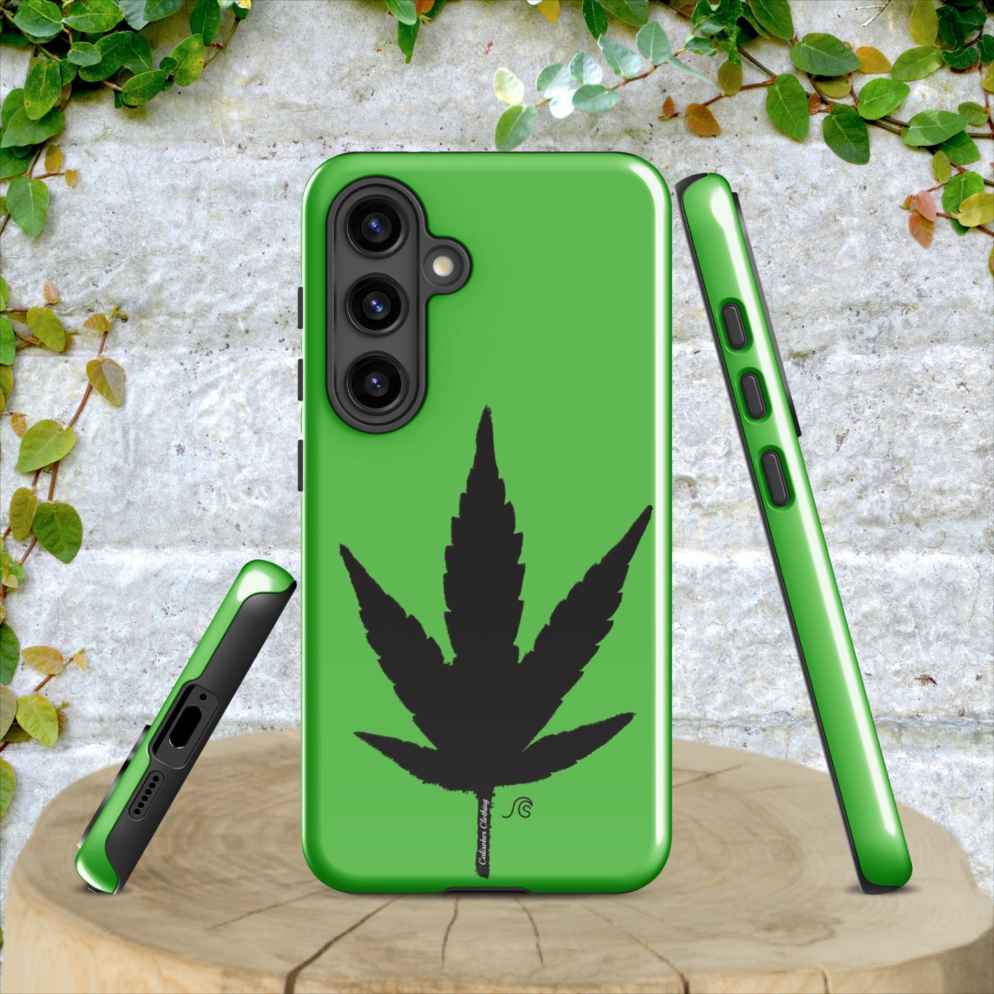 Cannabis Leaf Tough case for Samsung® - Green