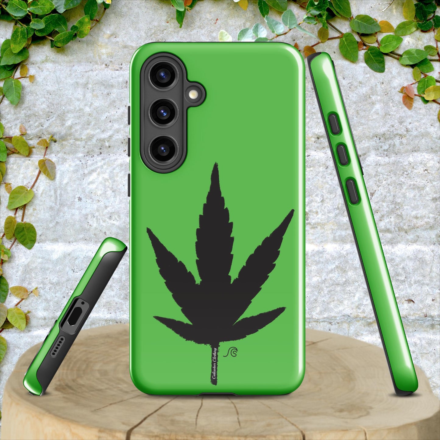 Cannabis Leaf Tough case for Samsung® - Green