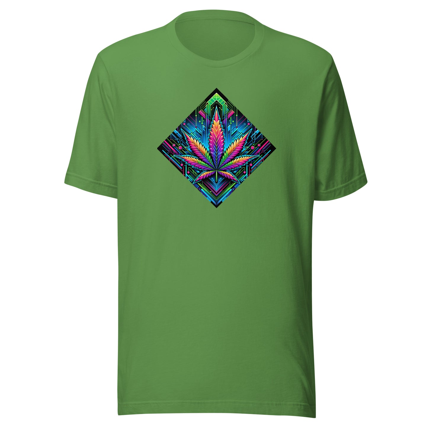 Cyberpunk Cannabis Leaf Unisex t-shirt - 5 colours