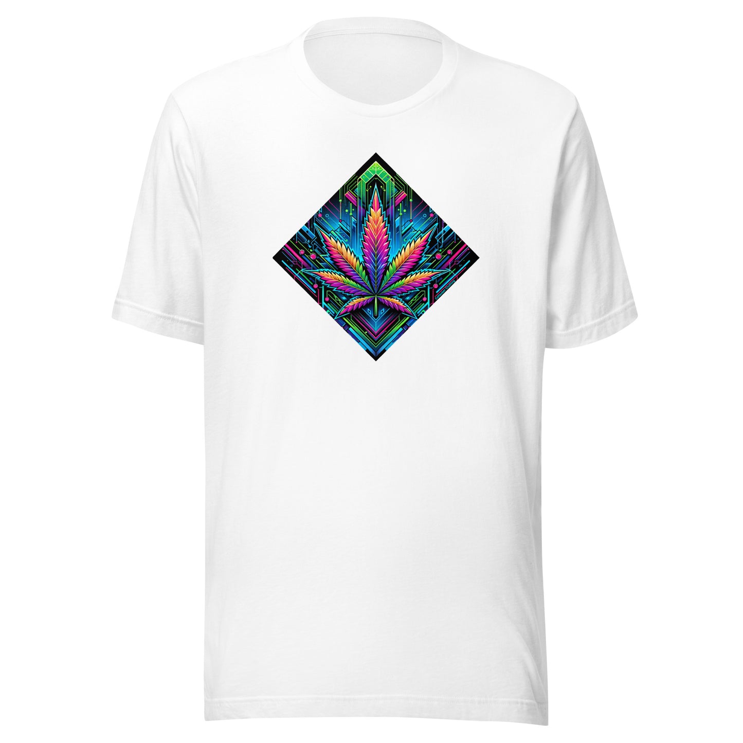 Cyberpunk Cannabis Leaf Unisex t-shirt - 5 colours