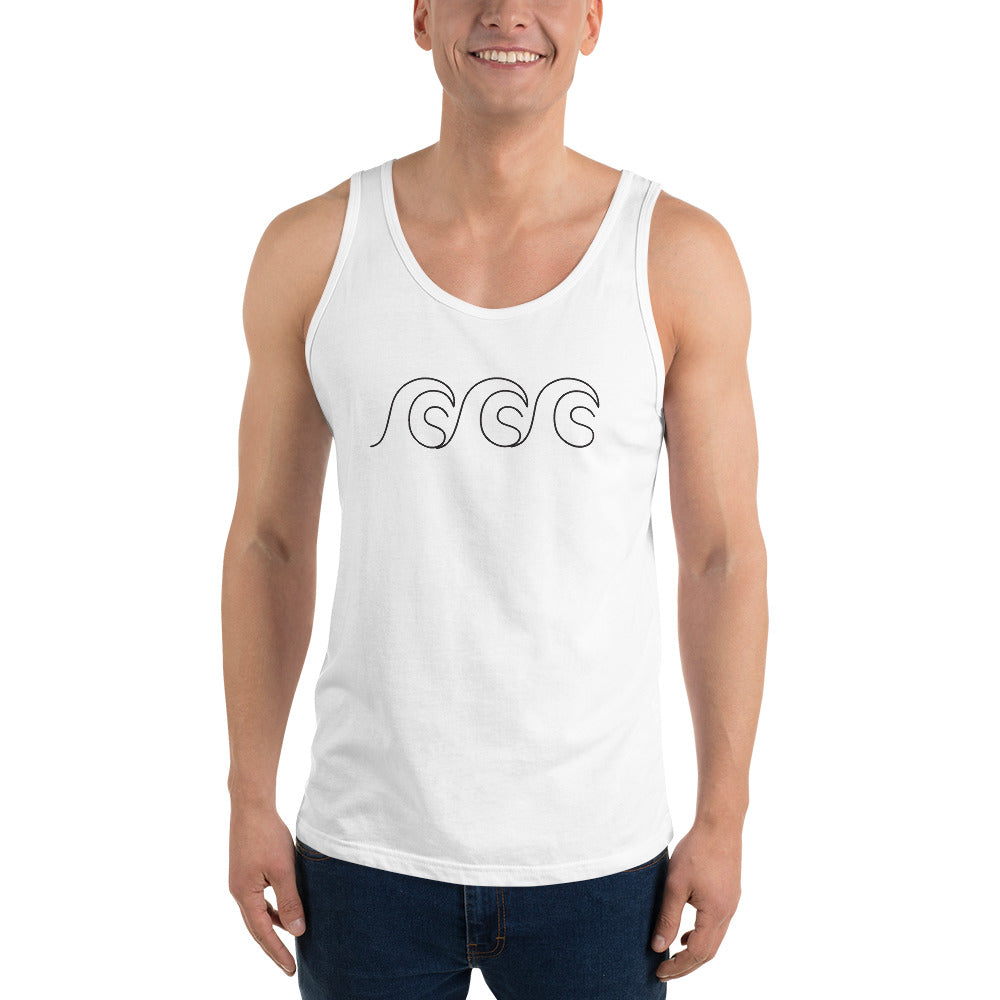 Tri-Wave Unisex Premium Tank Top - 6 Colours