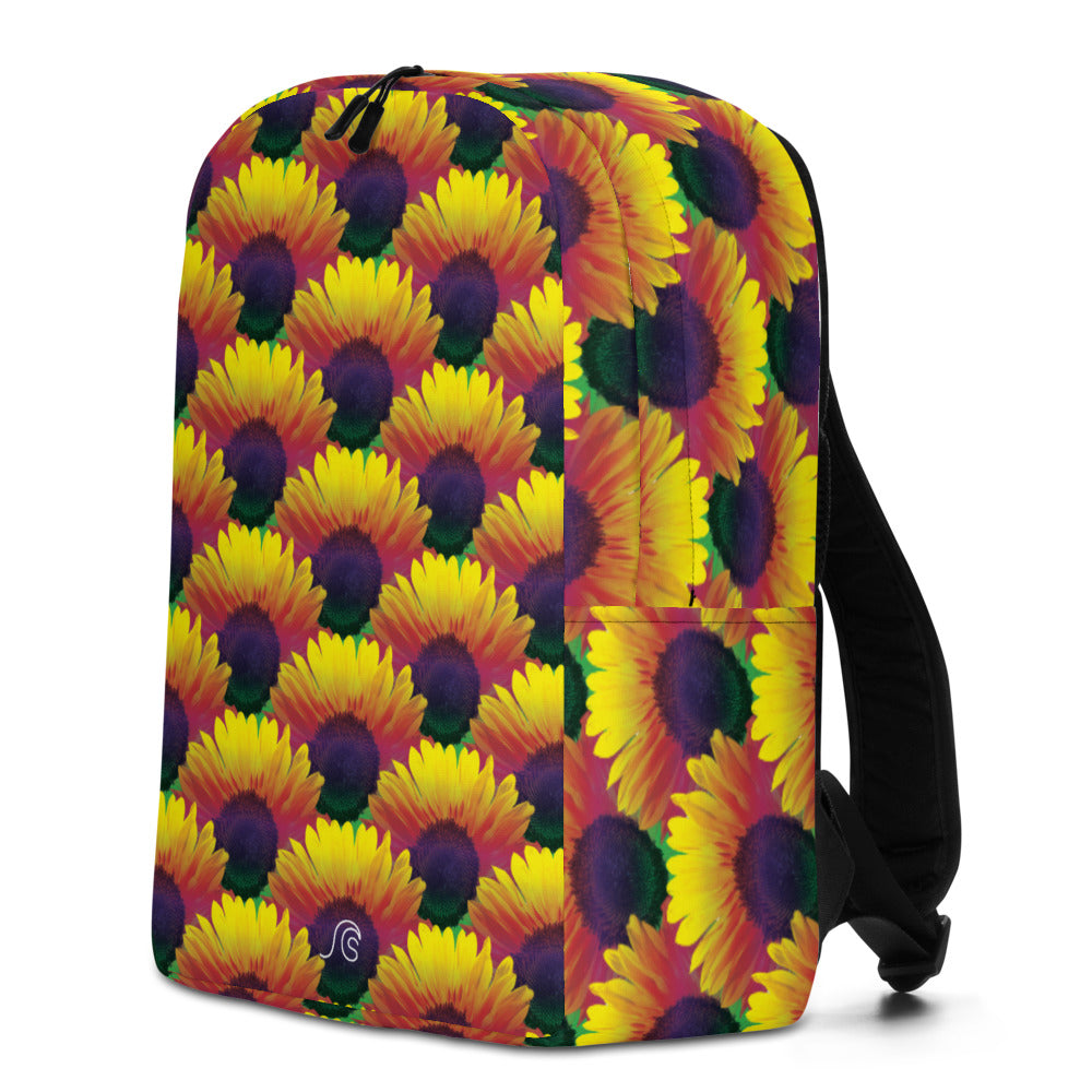 Sunflower Frenzy Minimalist Backpack