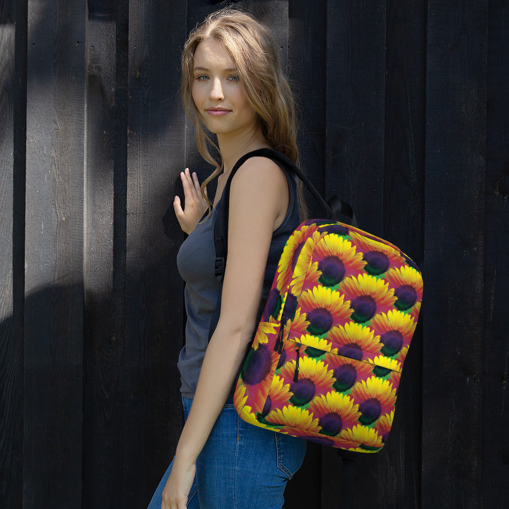 Sunflower Frenzy Backpack