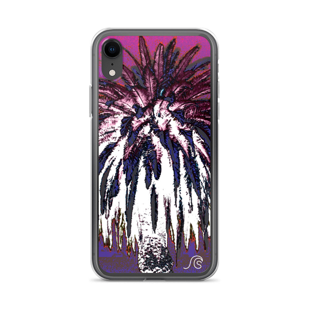 Palm Tree Hustle iPhone Case - Clear