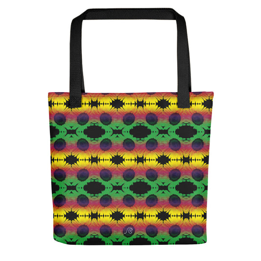 Irie Sunflower Tote bag - Black With 3 Strap Colours