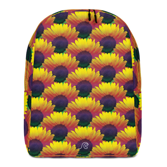 Sunflower Frenzy Minimalist Backpack