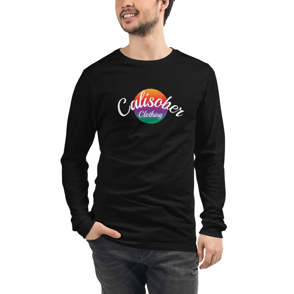 Planet Cali White Premium Unisex Long Sleeve Tee - 3 Colours