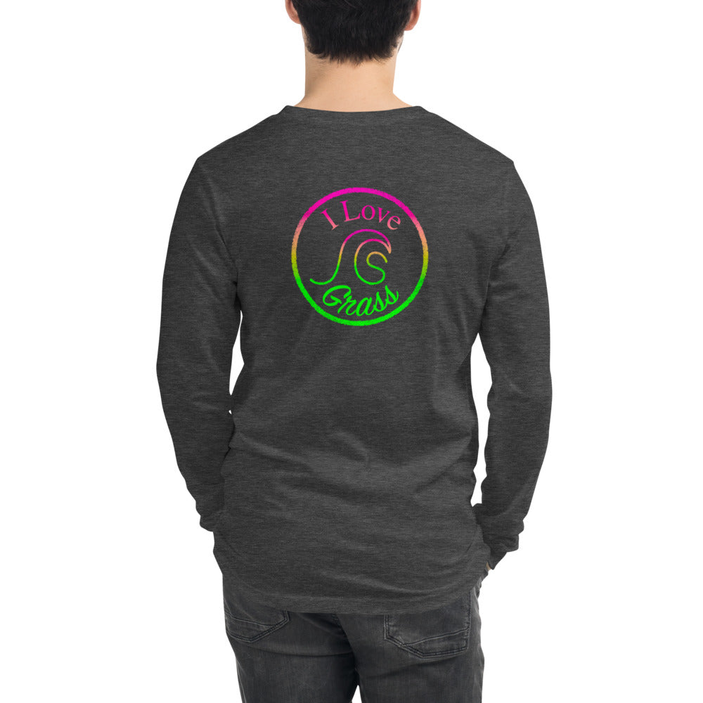 I Love Grass Unisex Premium Long Sleeve Tee - 5 Colours