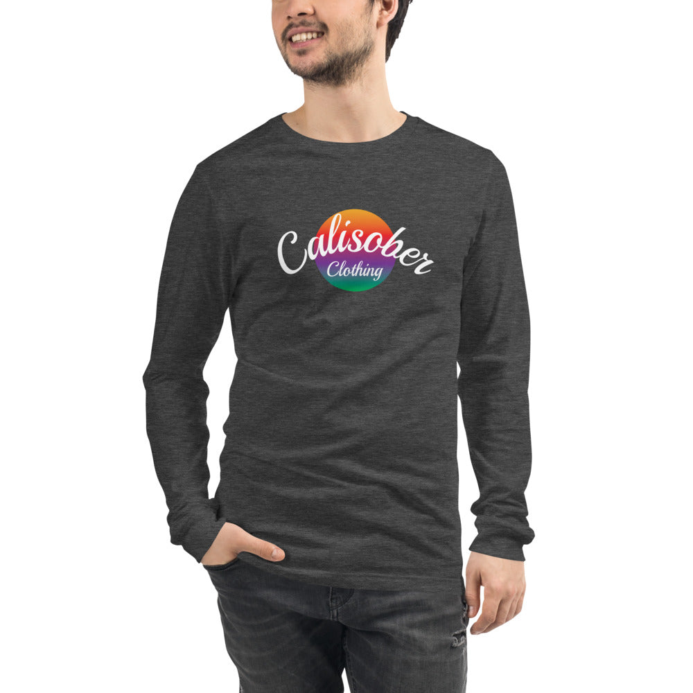 Planet Cali White Premium Unisex Long Sleeve Tee - 3 Colours