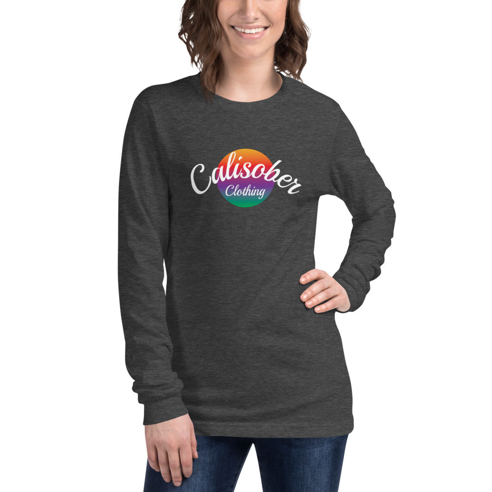 Planet Cali White Premium Unisex Long Sleeve Tee - 3 Colours