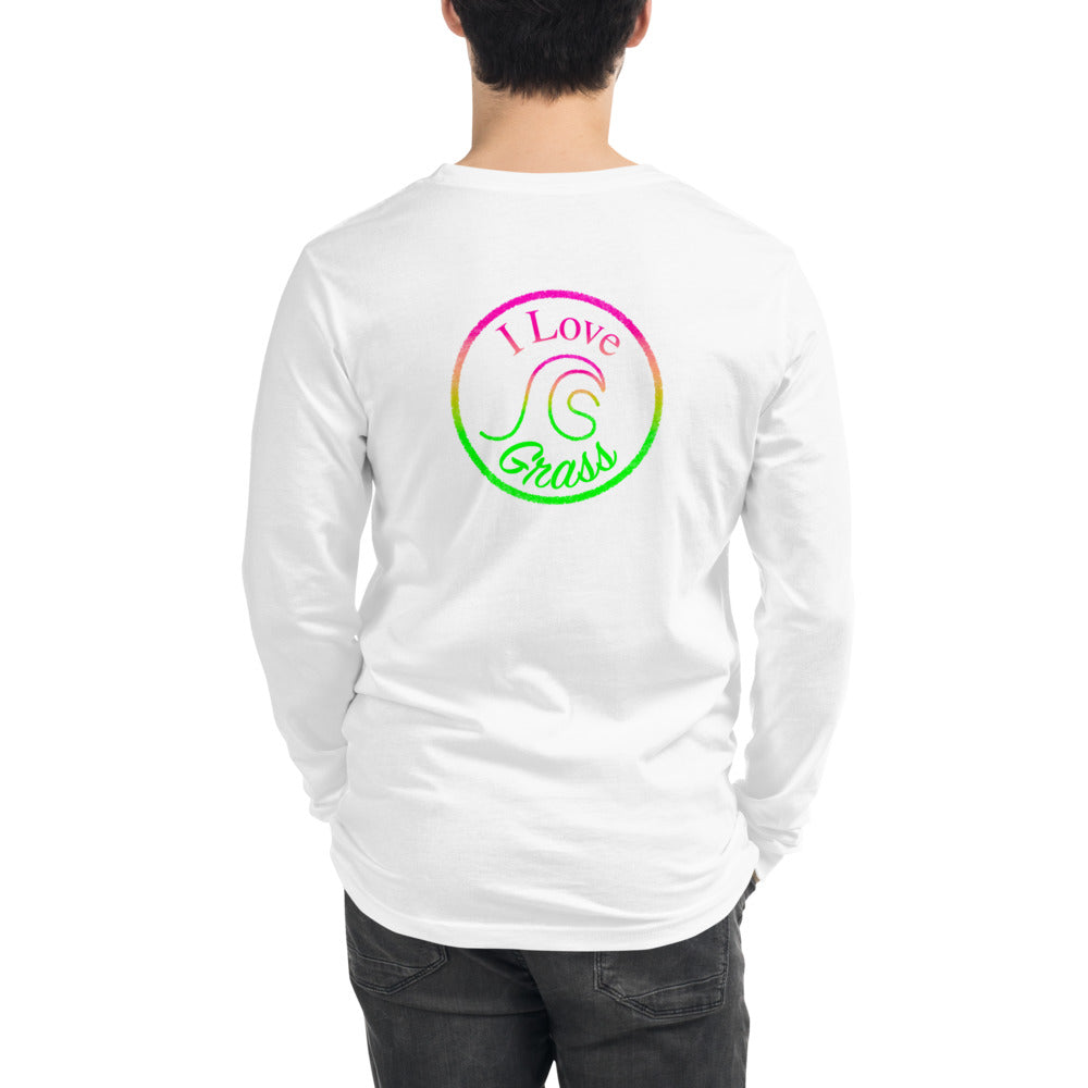 I Love Grass Unisex Premium Long Sleeve Tee - 5 Colours