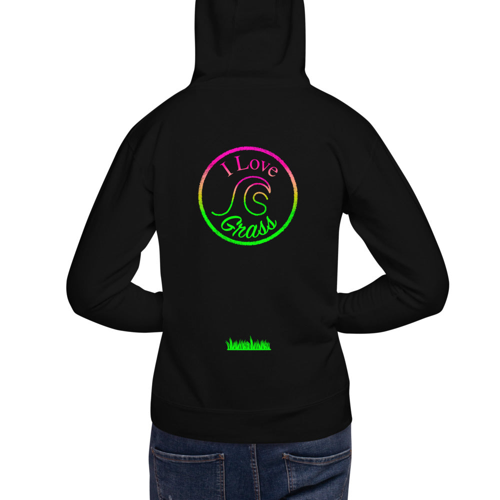 I Love Grass Unisex Premuim Hoodie - 3 Colours